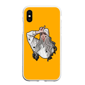 Чехол для iPhone XS Max матовый с принтом Billie Eilish в Белгороде, Силикон | Область печати: задняя сторона чехла, без боковых панелей | ailish | billi | billie eilish | bury a friend | copycat | crown | dont smile at me | lovely | music | my boy | party favor | pop | били | билли айлиш | музыка | певица | поп | эйлиш