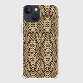 Чехол для iPhone 13 mini с принтом Кожа питона в Белгороде,  |  | змей | змея | кобра | кожа | питон | удав | хладнокровное | чешуя