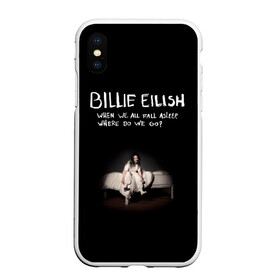 Чехол для iPhone XS Max матовый с принтом Billie Eilish в Белгороде, Силикон | Область печати: задняя сторона чехла, без боковых панелей | ailish | billi | billie eilish | bury a friend | copycat | crown | dont smile at me | lovely | music | my boy | party favor | pop | били | билли айлиш | музыка | певица | поп | эйлиш