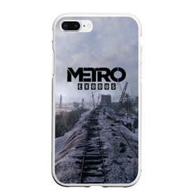 Чехол для iPhone 7Plus/8 Plus матовый с принтом Metro Exodus в Белгороде, Силикон | Область печати: задняя сторона чехла, без боковых панелей | 2035 | exodus | metro | metro exodus | metro: exodus | stalker | stalker 2 | survival horror | арт | артём | исход | метро | метро исход | метро:исход | припять | сталкер