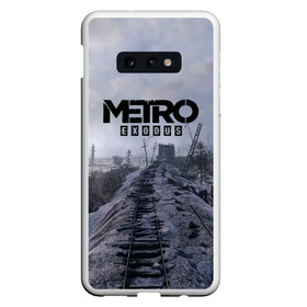 Чехол для Samsung S10E с принтом Metro Exodus в Белгороде, Силикон | Область печати: задняя сторона чехла, без боковых панелей | 2035 | exodus | metro | metro exodus | metro: exodus | stalker | stalker 2 | survival horror | арт | артём | исход | метро | метро исход | метро:исход | припять | сталкер