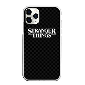 Чехол для iPhone 11 Pro Max матовый с принтом STRANGER THINGS в Белгороде, Силикон |  | 11 | checkerboard | eggo | eleven | netflix | stranger | things | бобби | браун | дела | крайне | милли | обратная | одинадцать | одиннадцать | очень | события | сторона | странные | стренджер | темная