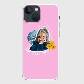 Чехол для iPhone 13 mini с принтом Our ocean eyes в Белгороде,  |  | billie eilish | billie eilish ocean | lovely billie eilish | no fair | those ocean eyes | били алиш | били элиш | билли айлиш | билли эйлиш | глаза | как океан | океан твоих глаз