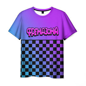 Мужская футболка 3D с принтом Френдзона в Белгороде, 100% полиэфир | прямой крой, круглый вырез горловины, длина до линии бедер | бойчик | группа | музыка | мультяшка | песни | подростки | поп панк | френдзона