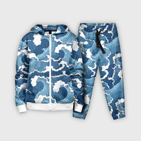 Детский костюм 3D с принтом Морские волны в Белгороде,  |  | background | blue | drawing | element | fashion | foam | graphics | illustration | ocean | picture | sea | storm | style | water | waves | wind | ветер | вода | волны | графика | иллюстрация | картинка | мода | море | морские | океан | пена | ри