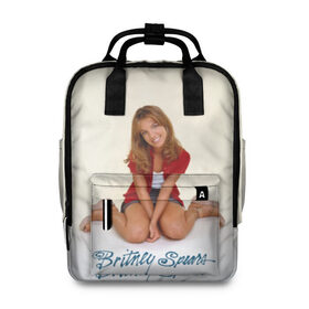 Женский рюкзак 3D с принтом Oldschool Britney в Белгороде, 100% полиэстер | лямки с регулируемой длиной, сверху ручки, чтобы рюкзак нести как сумку. Основное отделение закрывается на молнию, как и внешний карман. Внутри два дополнительных кармана, один из которых закрывается на молнию. По бокам два дополнительных кармашка, куда поместится маленькая бутылочка
 | Тематика изображения на принте: britney | britneyspears | glitch | icon | jean | pop | princess | spears | usa | бритни | бритниспирс | глич | джин | поп | работа | спирс | сша