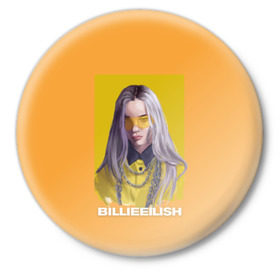 Значок с принтом Billie Eilish в Белгороде,  металл | круглая форма, металлическая застежка в виде булавки | at | billie | don’t | eilish | electronic | eyes | me | music | ocean | pirate | smile | synthpop | usa | айлиш | билли | музыка | пайрэт | синти поп | сша | электронная | электропоп