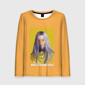 Женский лонгслив 3D с принтом Billie Eilish в Белгороде, 100% полиэстер | длинные рукава, круглый вырез горловины, полуприлегающий силуэт | at | billie | don’t | eilish | electronic | eyes | me | music | ocean | pirate | smile | synthpop | usa | айлиш | билли | музыка | пайрэт | синти поп | сша | электронная | электропоп