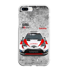 Чехол для iPhone 7Plus/8 Plus матовый с принтом WRC Toyota в Белгороде, Силикон | Область печати: задняя сторона чехла, без боковых панелей | Тематика изображения на принте: auto | car | championship | race | rally | toyota | world | wrc | авто | гонки | машина | ралли | трасса | трек | чемпионат