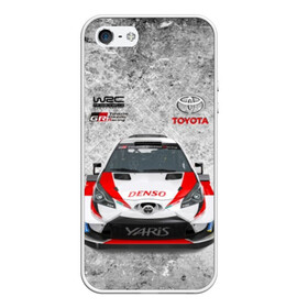 Чехол для iPhone 5/5S матовый с принтом WRC Toyota в Белгороде, Силикон | Область печати: задняя сторона чехла, без боковых панелей | auto | car | championship | race | rally | toyota | world | wrc | авто | гонки | машина | ралли | трасса | трек | чемпионат