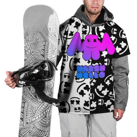 Накидка на куртку 3D с принтом Marshmello в Белгороде, 100% полиэстер |  | dj | fortnite | marshmello | music | дж | зефир | маршмелоу | музыка | форнайт | фортнайт