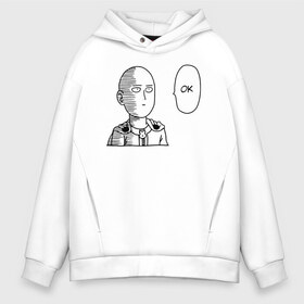 Мужское худи Oversize хлопок с принтом One-Punch Man в Белгороде, френч-терри — 70% хлопок, 30% полиэстер. Мягкий теплый начес внутри —100% хлопок | боковые карманы, эластичные манжеты и нижняя кромка, капюшон на магнитной кнопке | Тематика изображения на принте: one | one punch man | бесправный ездок | бласт | бэнг | ванпанчмен | генос | демон киборг | лысый плащ | ниндзя | сайтама | сверхзвуковой соник | серебряный клык | тацумаки | человек один удар