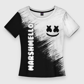 Женская футболка 3D Slim с принтом Marshmello 3 в Белгороде,  |  | dj | fortnite | marshmello | music | дж | зефир | маршмелоу | музыка | форнайт | фортнайт