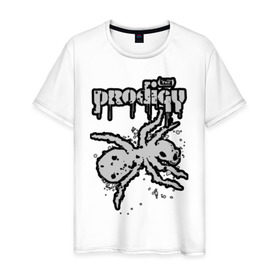 Мужская футболка хлопок с принтом The Prodigy в Белгороде, 100% хлопок | прямой крой, круглый вырез горловины, длина до линии бедер, слегка спущенное плечо. | 2019 | album | anc | music | prodigy | альбом | арт | брейк | группа | заставка | лого | логотип | музыка | муравей | надпись | обложка альбома | продиджи