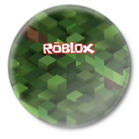 Значок с принтом Roblox в Белгороде,  металл | круглая форма, металлическая застежка в виде булавки | play | roblox | детская | для детей | игра | онлайн | ребенку | роблокс | роболкс | симулятор
