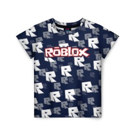 Детская футболка 3D с принтом Roblox в Белгороде, 100% гипоаллергенный полиэфир | прямой крой, круглый вырез горловины, длина до линии бедер, чуть спущенное плечо, ткань немного тянется | roblox   массовая многопользовательская онлай | ориентированная на детей и подростков в возра