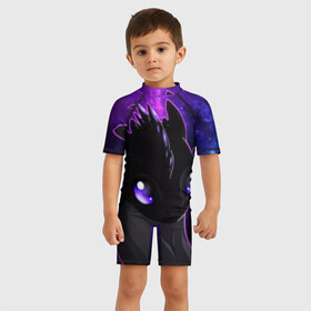 Детский купальный костюм 3D с принтом ночная фурия в Белгороде, Полиэстер 85%, Спандекс 15% | застежка на молнии на спине | how to train your dragon | night fury | астрономия | беззубик | галактика | дракон | звезды | как приручить дракона | космос | ночная фурия