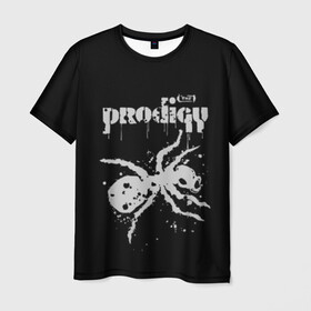 Мужская футболка 3D с принтом The Prodigy логотип в Белгороде, 100% полиэфир | прямой крой, круглый вырез горловины, длина до линии бедер | 2019 | album | art | break | dance | logo | music | prodigy | брейк | граффити | группа | заставка | лого | логотип | музыка | муравей | новый альбом | обложка альбома | продиджи