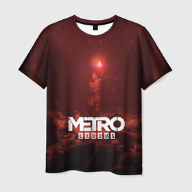 Мужская футболка 3D с принтом METRO EXODUS в Белгороде, 100% полиэфир | прямой крой, круглый вырез горловины, длина до линии бедер | 2035 | exodus | metro | metro exodus | metro: exodus | survival horror | арт | артём | исход | метро | метро исход | метро:исход