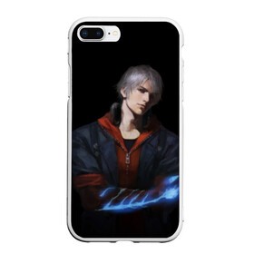 Чехол для iPhone 7Plus/8 Plus матовый с принтом Devil May Cry 5 в Белгороде, Силикон | Область печати: задняя сторона чехла, без боковых панелей | cry | demon | devil | game | may | дьявол | дьяволы тоже могут плакать | игра | плачь