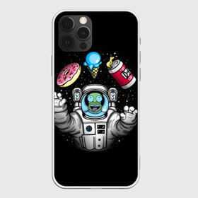 Чехол для iPhone 12 Pro Max с принтом Гомер в космосе в Белгороде, Силикон |  | bart | homer | lisa | simpsons | space | барт | гомер | космос | пончик | симпсоны