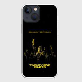 Чехол для iPhone 13 mini с принтом TOP. Dema dont control us в Белгороде,  |  | chlorine | dun | joseph | josh | joshua | ned | one | pilots | top | trench | twenty | tyler | usa | william | дан | джозеф | джош | джошуа | пилоты | сша | тайлер | уильям