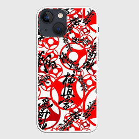 Чехол для iPhone 13 mini с принтом Каратэ киокушинкай в Белгороде,  |  | arts | black | fashion | hapkido | judo | karate | style | sym | taekwondo | white | белый | боевые | графика | дзюдо | дизайн | иероглифы | иллюстрация | искусства | картинка | киокушинкай | красный | мода | надпись | орнамент | рисунок