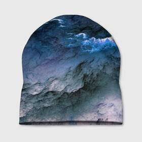 Шапка 3D с принтом Дождевые Облака в Белгороде, 100% полиэстер | универсальный размер, печать по всей поверхности изделия | абстракция | вихрь | дождь | живопись | искусство | краски | облака | природа | стихия | туман | шторм