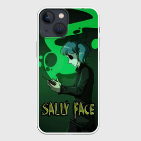 Чехол для iPhone 13 mini с принтом Sally Face в Белгороде,  |  | sally face | игра | компьютерная игра | лицо | маска | протез | салли фейс | школа | шрамы