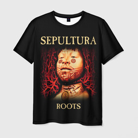 Мужская футболка 3D с принтом Sepultura в Белгороде, 100% полиэфир | прямой крой, круглый вырез горловины, длина до линии бедер | Тематика изображения на принте: sepultura | грув метал | группы | дэт метал | метал | музыка | рок | трэш метал