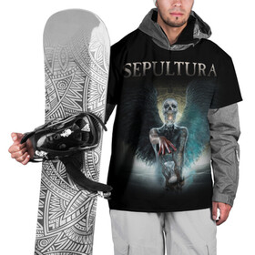 Накидка на куртку 3D с принтом Sepultura в Белгороде, 100% полиэстер |  | sepultura | грув метал | группы | дэт метал | метал | музыка | рок | трэш метал