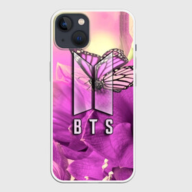 Чехол для iPhone 13 с принтом BTS в Белгороде,  |  | bts | j hope | jimin | jin | jungkook | rap monster | rm | suga | бтс | ви | группа | джей хоуп | корейская | музыка | рэп монстр | сюга | цветы | чимин | чин | чонгук | шуга