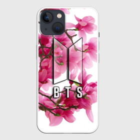 Чехол для iPhone 13 с принтом BTS в Белгороде,  |  | bts | j hope | jimin | jin | jungkook | rap monster | rm | suga | бтс | ви | группа | джей хоуп | корейская | музыка | рэп монстр | сюга | цветы | чимин | чин | чонгук | шуга