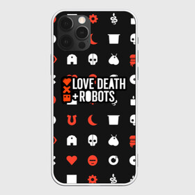 Чехол для iPhone 12 Pro с принтом Love, Death & Robots в Белгороде, силикон | область печати: задняя сторона чехла, без боковых панелей | cartoon | death | fantasy | heavy | horror | metal | miller | netflix | robots | tim | witness | любовь | миллер | мультфильм | робот | роботы | тим | ужасы | фэнтези