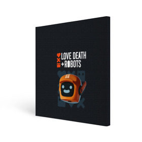 Холст квадратный с принтом Love, Death & Robots в Белгороде, 100% ПВХ |  | cartoon | death | fantasy | heavy | horror | metal | miller | netflix | robots | tim | witness | любовь | миллер | мультфильм | робот | роботы | тим | ужасы | фэнтези