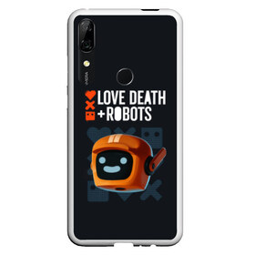 Чехол для Honor P Smart Z с принтом Love Death & Robots в Белгороде, Силикон | Область печати: задняя сторона чехла, без боковых панелей | cartoon | death | fantasy | heavy | horror | metal | miller | netflix | robots | tim | witness | любовь | миллер | мультфильм | робот | роботы | тим | ужасы | фэнтези