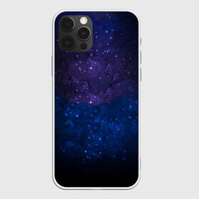 Чехол для iPhone 12 Pro Max с принтом Космос в Белгороде, Силикон |  | астрономия | звезды | космос | краски | небо | ночь | облака | текстура | фиолетовый | яркий
