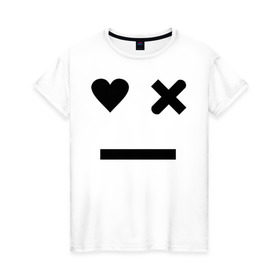 Женская футболка хлопок с принтом Любовь, смерть и роботы в Белгороде, 100% хлопок | прямой крой, круглый вырез горловины, длина до линии бедер, слегка спущенное плечо | death | robots