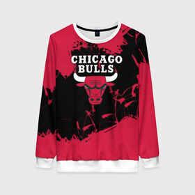 Женский свитшот 3D с принтом CHICAGO BULLS в Белгороде, 100% полиэстер с мягким внутренним слоем | круглый вырез горловины, мягкая резинка на манжетах и поясе, свободная посадка по фигуре | chicago bulls | chicago bulls jordan | nba chicago bulls | nike chicago bulls | баскетбол нба | лейкерс чикаг | нба | чикаго атланта | чикаго буллз | чикаго буллз 2019 | чикаго буллз атланта