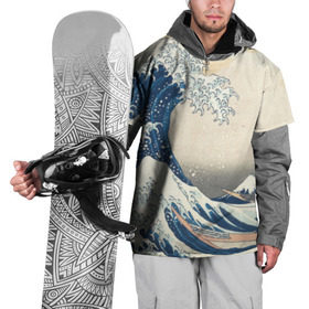 Накидка на куртку 3D с принтом Большая волна в Канагаве в Белгороде, 100% полиэстер |  | Тематика изображения на принте: арт | большая волна | в канагаве | гравюра | искусство | канагава | кацусики хокусай | япония