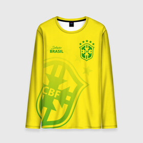 Мужской лонгслив 3D с принтом Бразилия в Белгороде, 100% полиэстер | длинные рукава, круглый вырез горловины, полуприлегающий силуэт | brasil | brazil | бразилия | бразильская сборная | сборная бразилии | сборная бразилии по футболу | сборные | форма | футбол | футбольные сборные | чемпиона | чемпионат мира