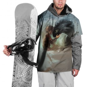 Накидка на куртку 3D с принтом Верные друзья в Белгороде, 100% полиэстер |  | dragon | how | to train | your | астрид | беззубик | викинги | всадник | дракон | как | ночная | олух | приручить | фурия | фэнтези