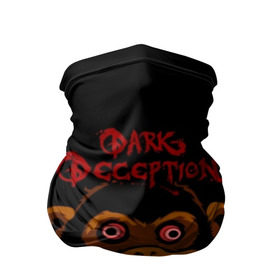 Бандана-труба 3D с принтом Dark Deception 1 в Белгороде, 100% полиэстер, ткань с особыми свойствами — Activecool | плотность 150‒180 г/м2; хорошо тянется, но сохраняет форму | Тематика изображения на принте: dark | dark deception | deception | five night | fnaf | game | horror | дарк десепшен | игра