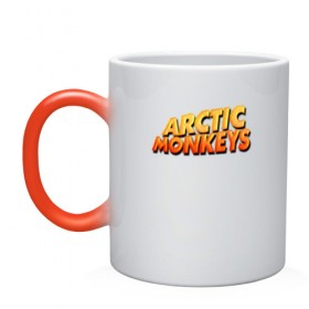 Кружка хамелеон с принтом Arctic Monkeys в Белгороде, керамика | меняет цвет при нагревании, емкость 330 мл | британская | гараж | группа | инди рок | метал | постпанк | психоделический | ривайвл | рок | хай грин | электроник