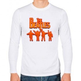 Мужской лонгслив хлопок с принтом The Beatles в Белгороде, 100% хлопок |  | битлз | британская | группа | джон леннон | джордж харрисон | ливерпуль | пол маккартни | ринго старр | рок