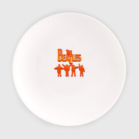 Тарелка с принтом The Beatles  в Белгороде, фарфор | диаметр - 210 мм
диаметр для нанесения принта - 120 мм | битлз | британская | группа | джон леннон | джордж харрисон | ливерпуль | пол маккартни | ринго старр | рок