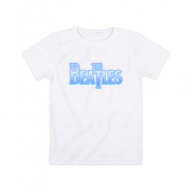 Детская футболка хлопок с принтом The Beatles в Белгороде, 100% хлопок | круглый вырез горловины, полуприлегающий силуэт, длина до линии бедер | битлз | британская | группа | джон леннон | джордж харрисон | ливерпуль | пол маккартни | ринго старр | рок