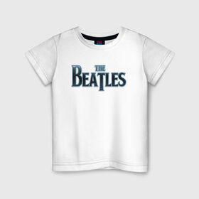 Детская футболка хлопок с принтом The Beatles в Белгороде, 100% хлопок | круглый вырез горловины, полуприлегающий силуэт, длина до линии бедер | Тематика изображения на принте: битлз | британская | группа | джон леннон | джордж харрисон | ливерпуль | пол маккартни | ринго старр | рок