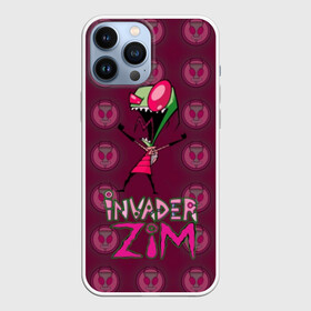 Чехол для iPhone 13 Pro Max с принтом Захватчик Зим (1) в Белгороде,  |  | invader | invader zim | zim | захват | захватчик зим | зим | мультфильм | нло | пришелец