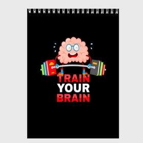 Скетчбук с принтом Train your brain в Белгороде, 100% бумага
 | 48 листов, плотность листов — 100 г/м2, плотность картонной обложки — 250 г/м2. Листы скреплены сверху удобной пружинной спиралью | Тематика изображения на принте: athlete | books | brain | cool | drops | fitness | heavy | inscription | load | slogan | sport | sweat | text | train | weight | your | атлет | брызги | вес | девиз | капли | книги | крутой | лозунг | мозг | нагрузка | надпись | очки | пот | при